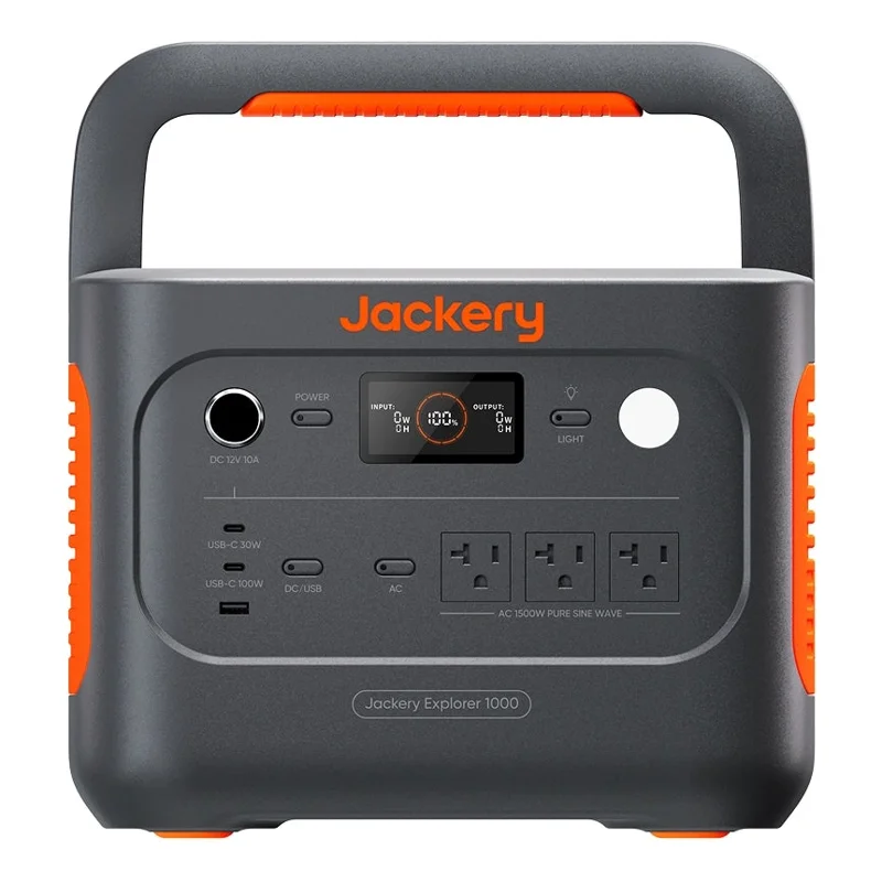 Jackery Explorer 1000 v2 portable power station, official product photo
